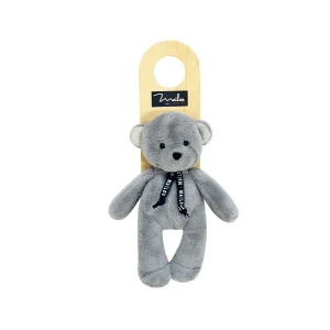 Petite peluche grise Maïlou Ours – Dorlotin made in France