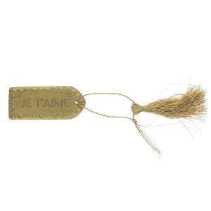 Suspension plaque je t’aime