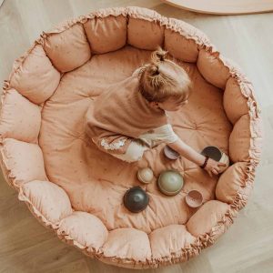 Tapis D’éveil Coton Bio Bloom Fleuri – Play&Go