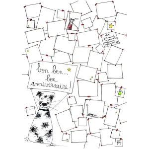 Poster « Bon Anniversaire »  60 x 84 cm – 719131 – FILF