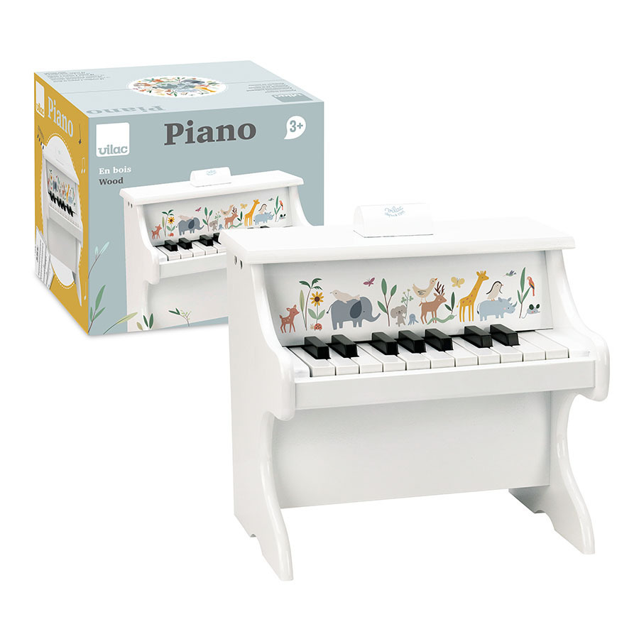 Piano en bois, Les animaux du monde – Sarah Betz – Vilac – Image 3