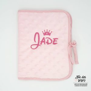 Protège carnet de santé à lacet personnalisé