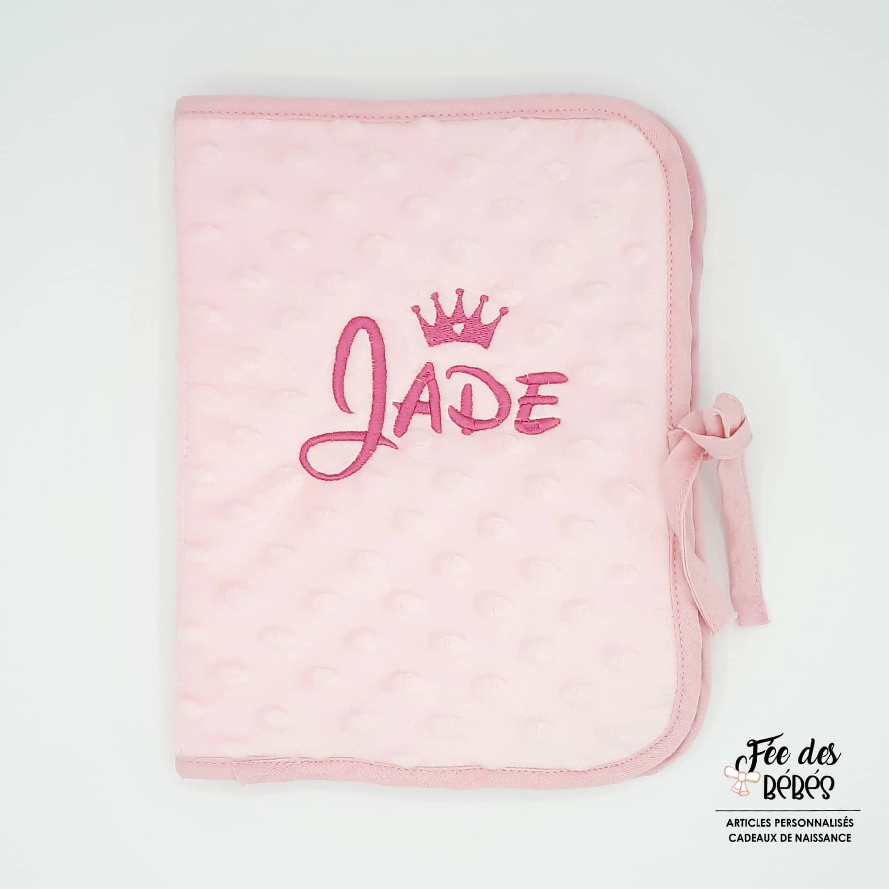 Protège carnet de santé à lacet personnalisé