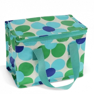 Sac à lunch isotherme – Marguerites bleu vert