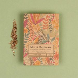 Sachet de graines merci maîtresse fleuri