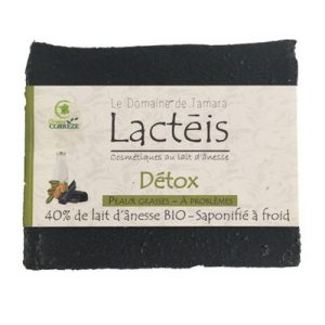 Savon au lait d&rsquo;ânesse frais 40% de lait (le DETOX)
