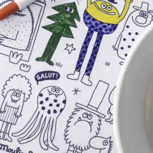 SET DE TABLE A COLORIER | Petit monstre