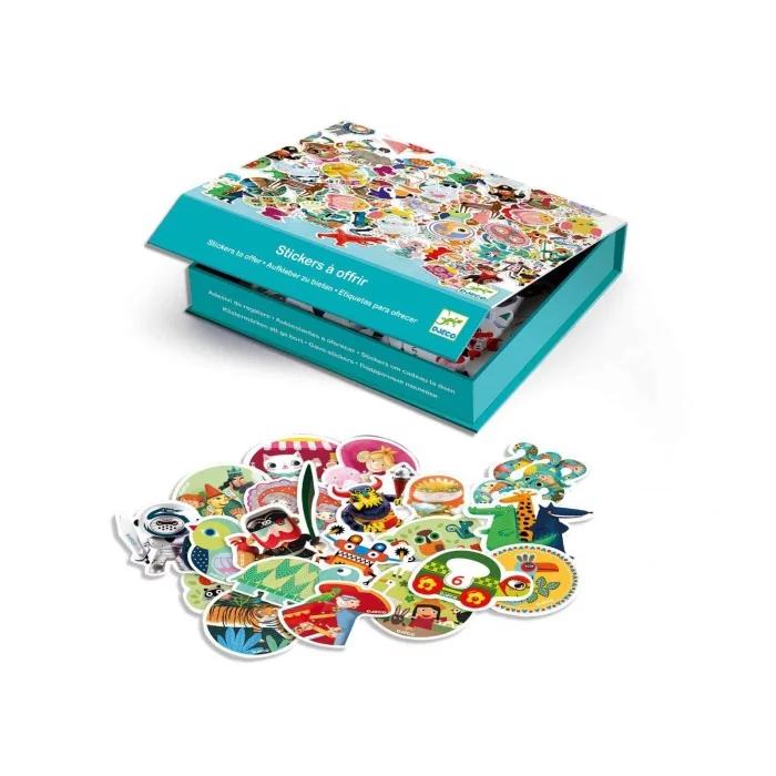 Boîte De Stickers à offrir – DJ05969 – Djéco