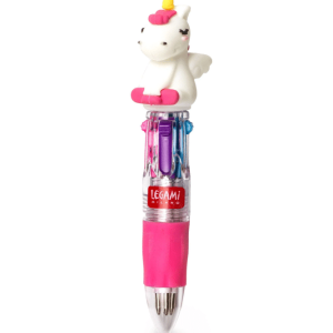 MINI STYLO BILLE 4 COULEURS | Licorne