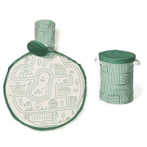 Soo tapis de jeu & panier à jouets – roadmap – Play&Go