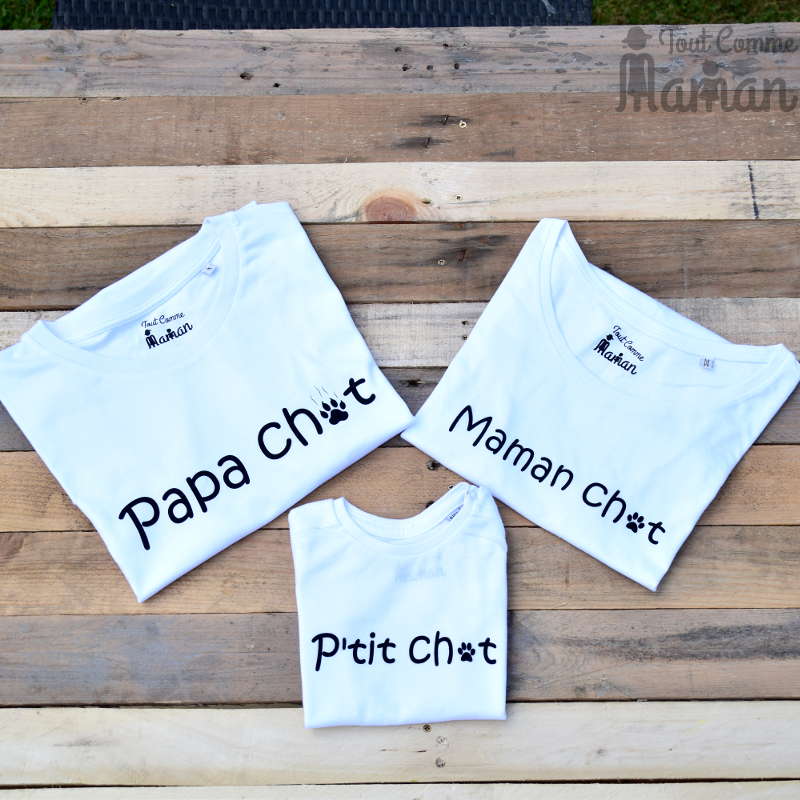 Tee-shirt Famille CHAT <<<<>>>> – Image 2