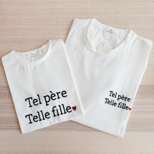 Tee-shirt Tel père telle fille
