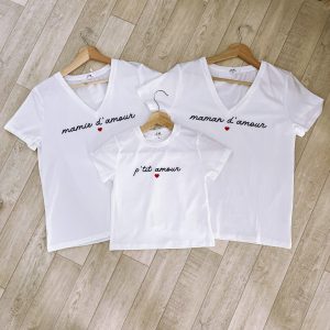 Tee-shirt que jt’aime d’amour