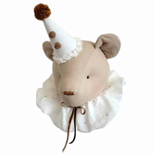 OURS BEIGE | Avec col crème