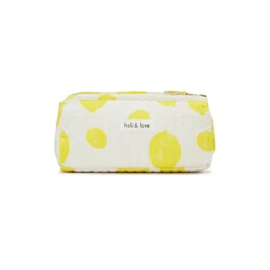 Trousse citron jaune