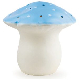 Lampe champignon moyen bleu