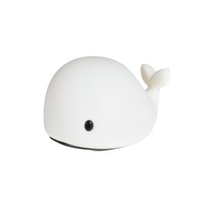 Veilleuse tactile Silicone Little L  Baleine Blanche – BABLANCM